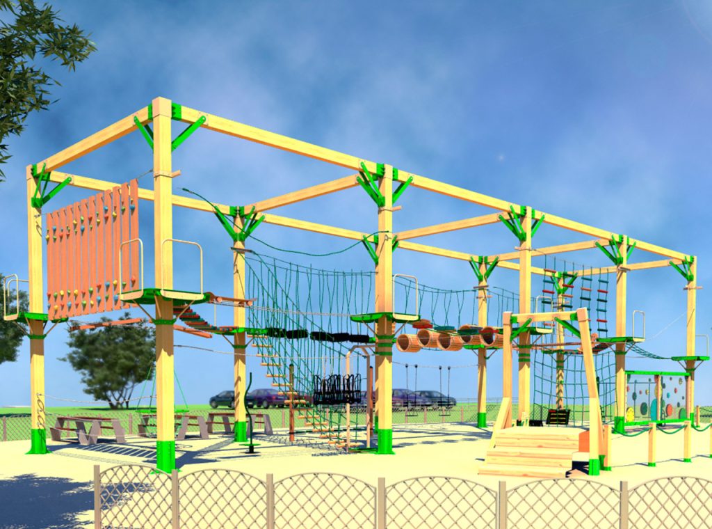 Parc de aventura mobil